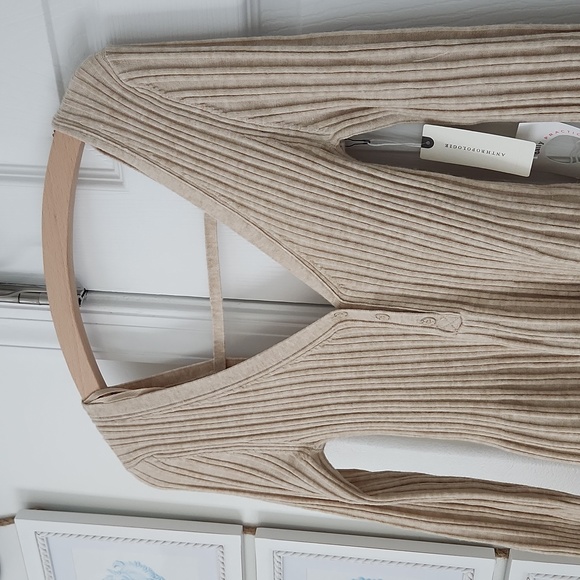 Anthropologie - Daily Practice Bell-Sleeve Sweater Mini Dress, Size XS, NWT - Picture 2 of 10